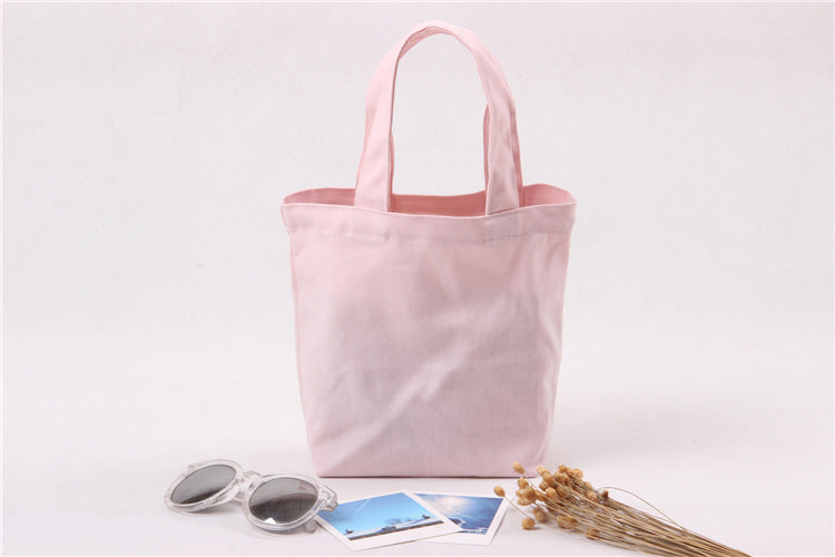 Handheld Canvas Bag Lunch Box Makeup