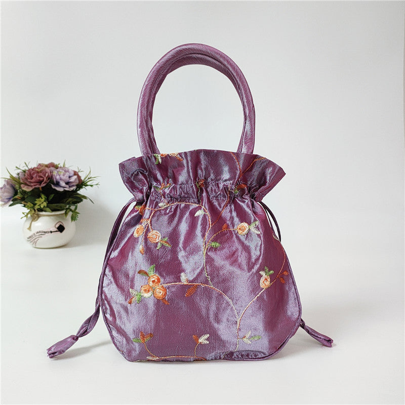 Ethnic-style Embroidered Bag Coin Purse For Women