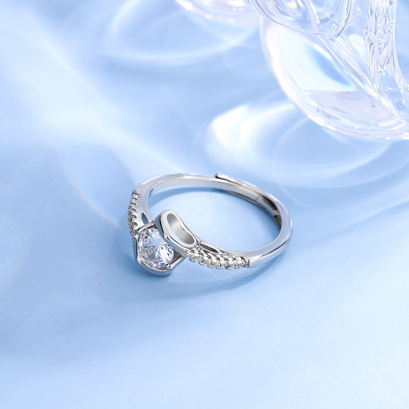 Zircon 1 Karat Angel Kiss Ring