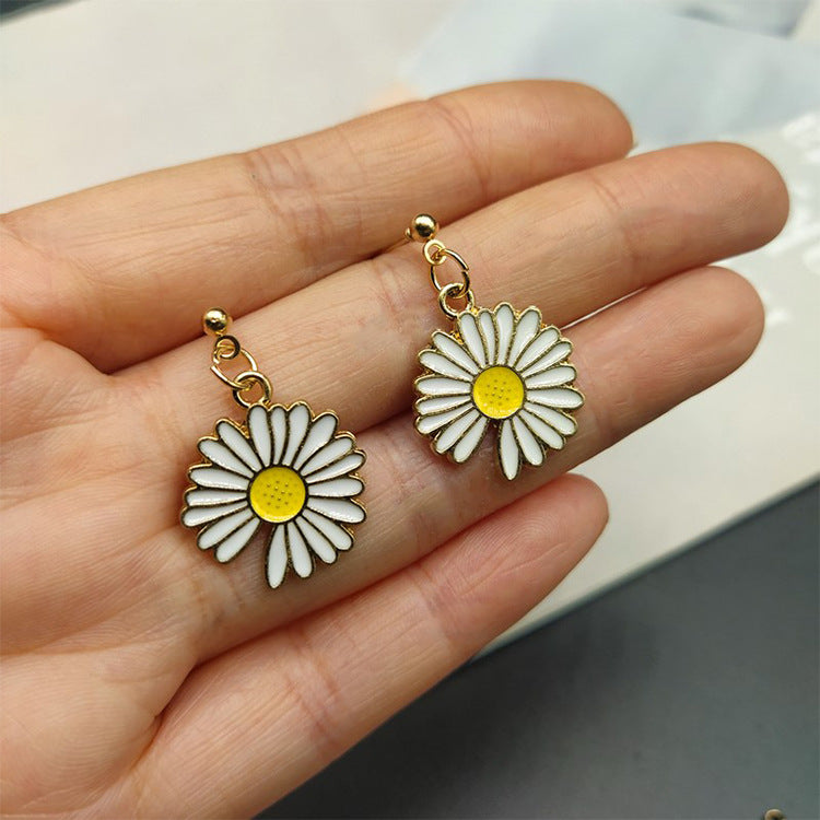 Sweet Wind Sunflower Earrings Women