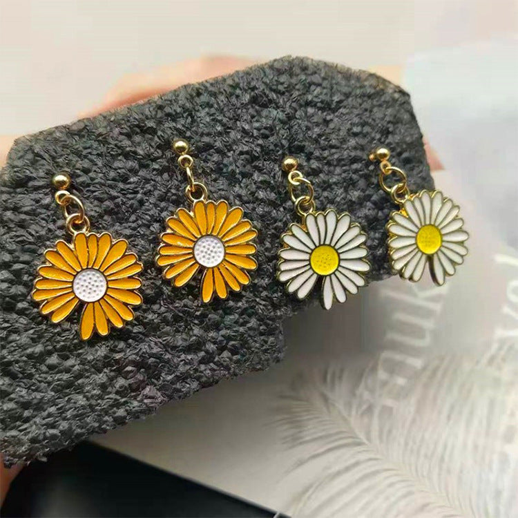 Sweet Wind Sunflower Earrings Women