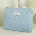 Quilted Candy Color Cute Storage Bag For Women