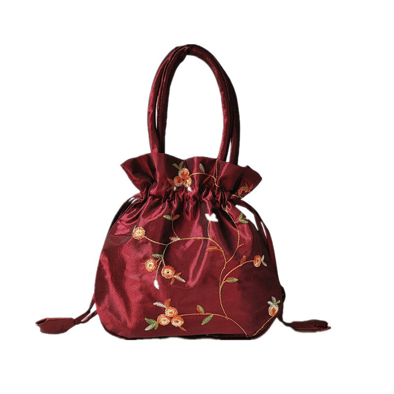 Ethnic-style Embroidered Bag Coin Purse For Women