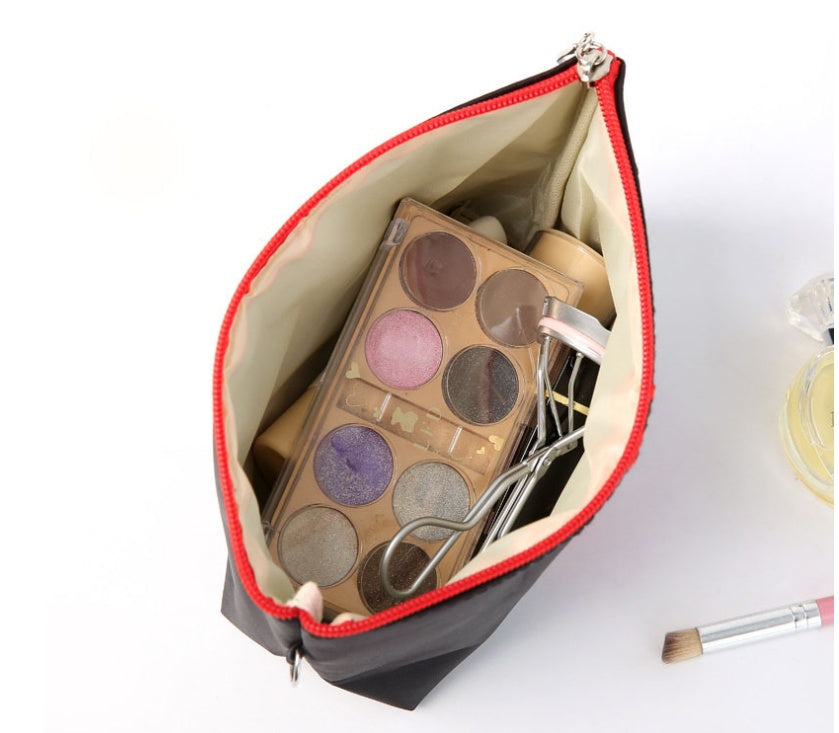 Nylon flat angle makeup storage bag