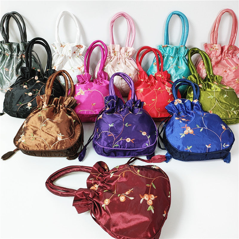 Ethnic-style Embroidered Bag Coin Purse For Women