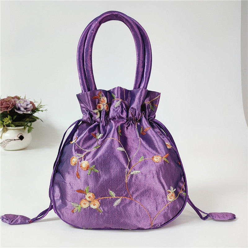 Ethnic-style Embroidered Bag Coin Purse For Women