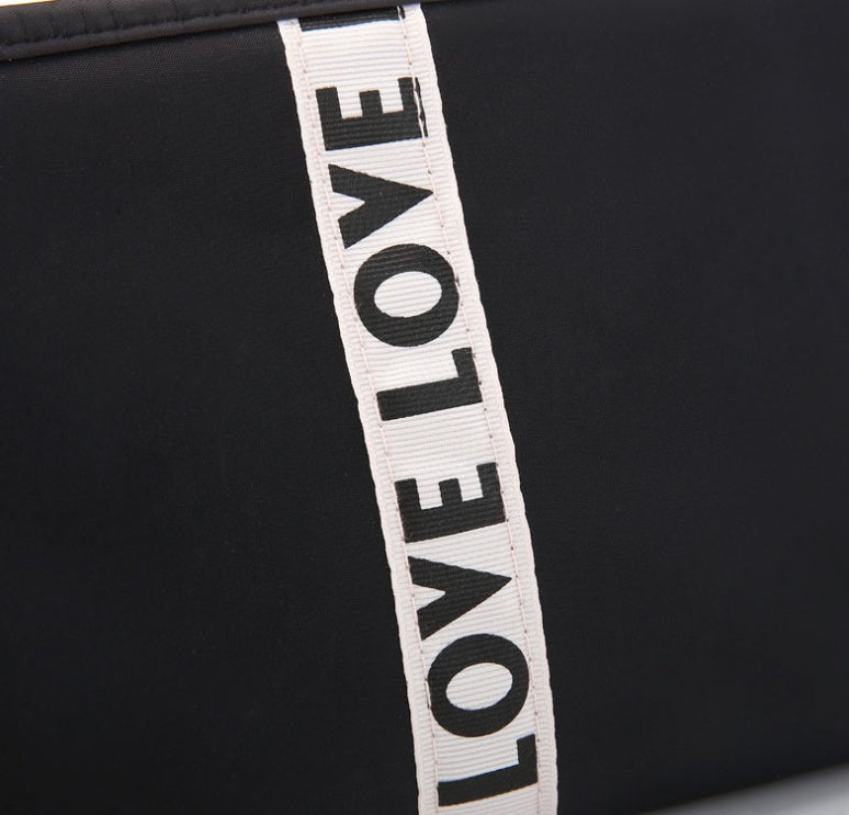 Nylon flat angle makeup storage bag