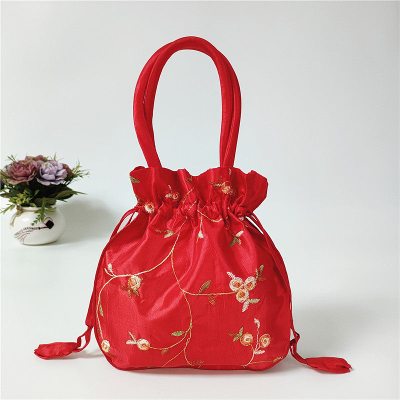 Ethnic-style Embroidered Bag Coin Purse For Women