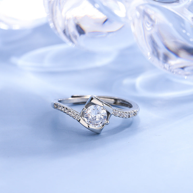 Zircon 1 Karat Angel Kiss Ring