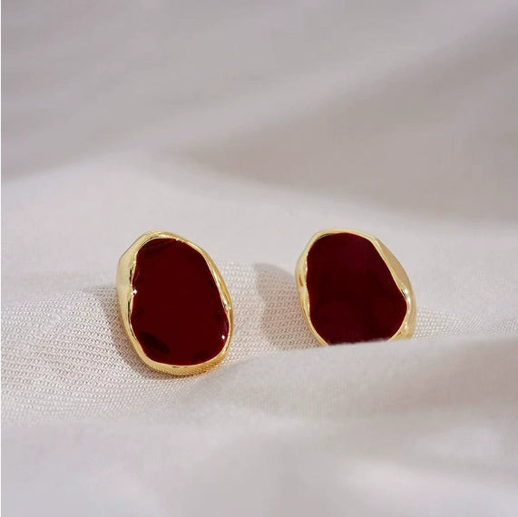 Fashion Retro Black Studs Women
