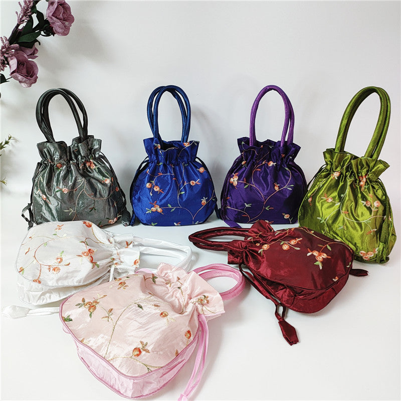 Ethnic-style Embroidered Bag Coin Purse For Women