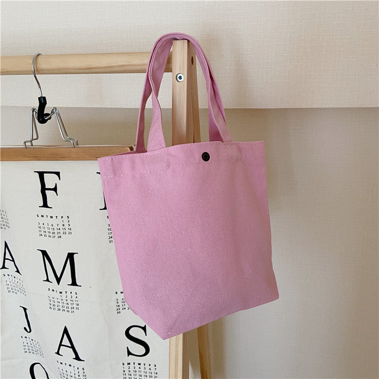 Handheld Canvas Bag Lunch Box Makeup