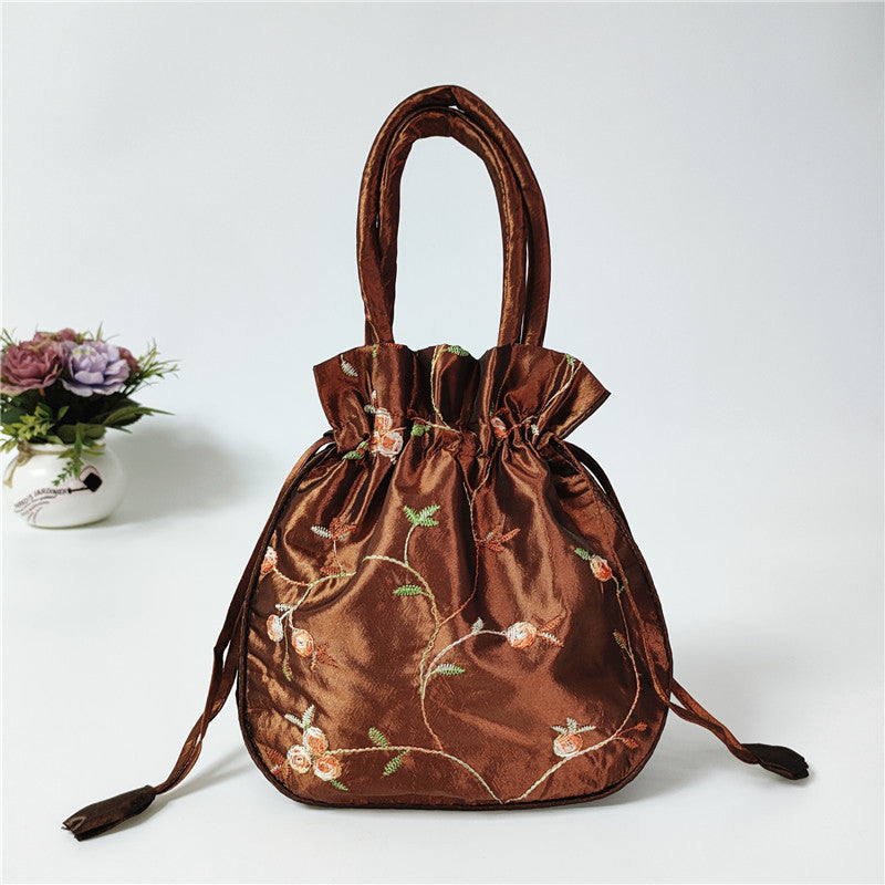 Ethnic-style Embroidered Bag Coin Purse For Women