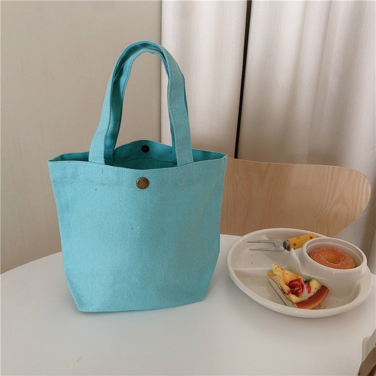 Handheld Canvas Bag Lunch Box Makeup