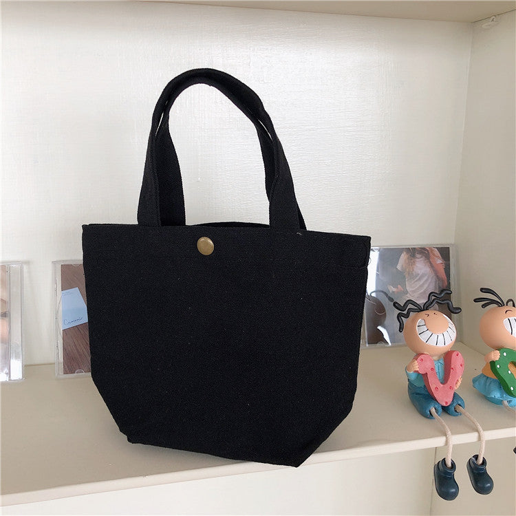 Handheld Canvas Bag Lunch Box Makeup