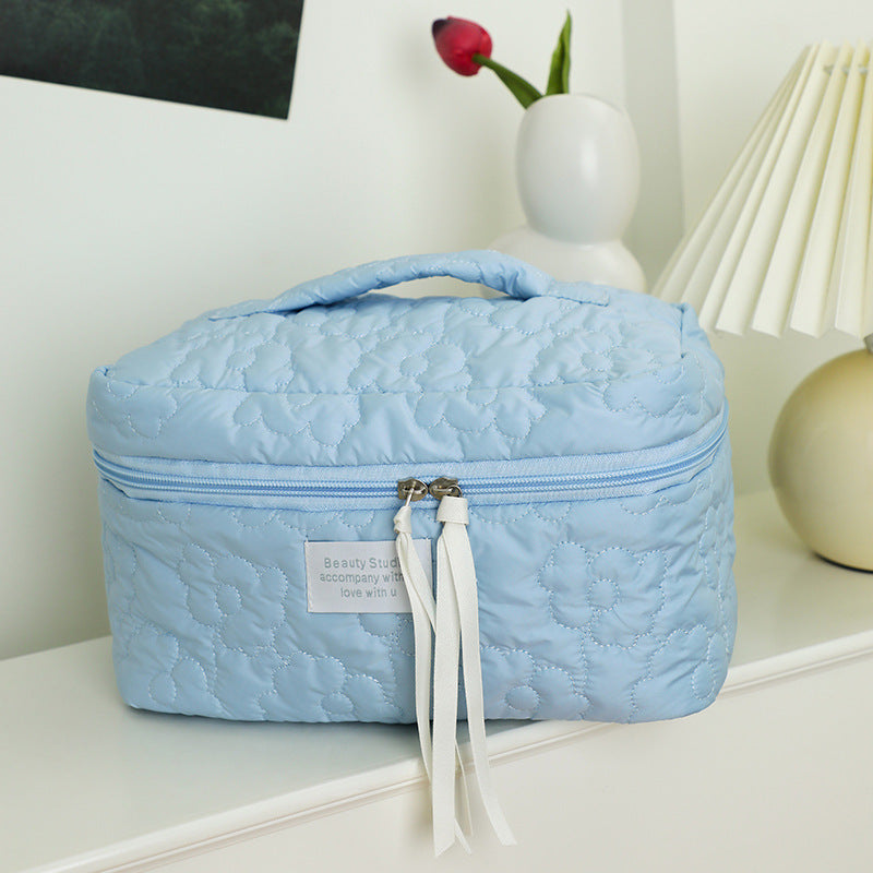 Quilted Candy Color Cute Storage Bag For Women