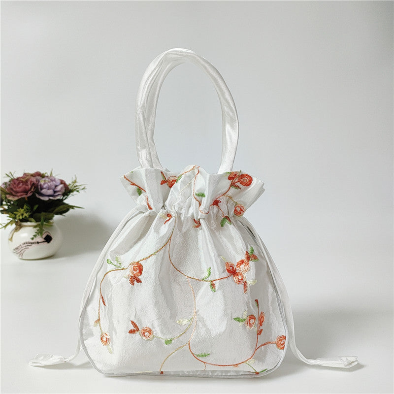 Ethnic-style Embroidered Bag Coin Purse For Women