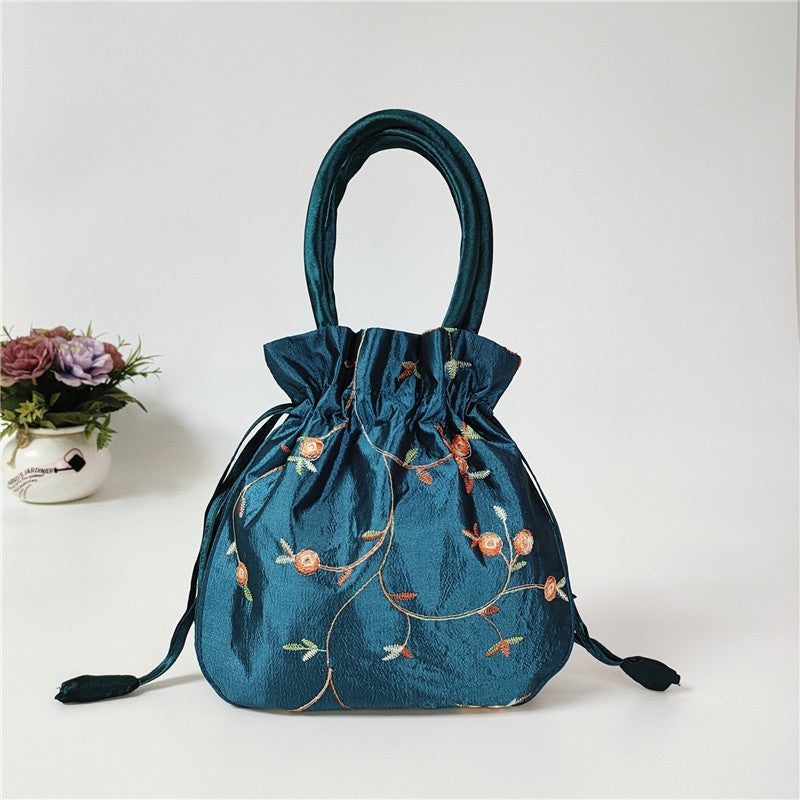 Ethnic-style Embroidered Bag Coin Purse For Women