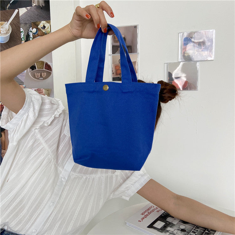 Handheld Canvas Bag Lunch Box Makeup