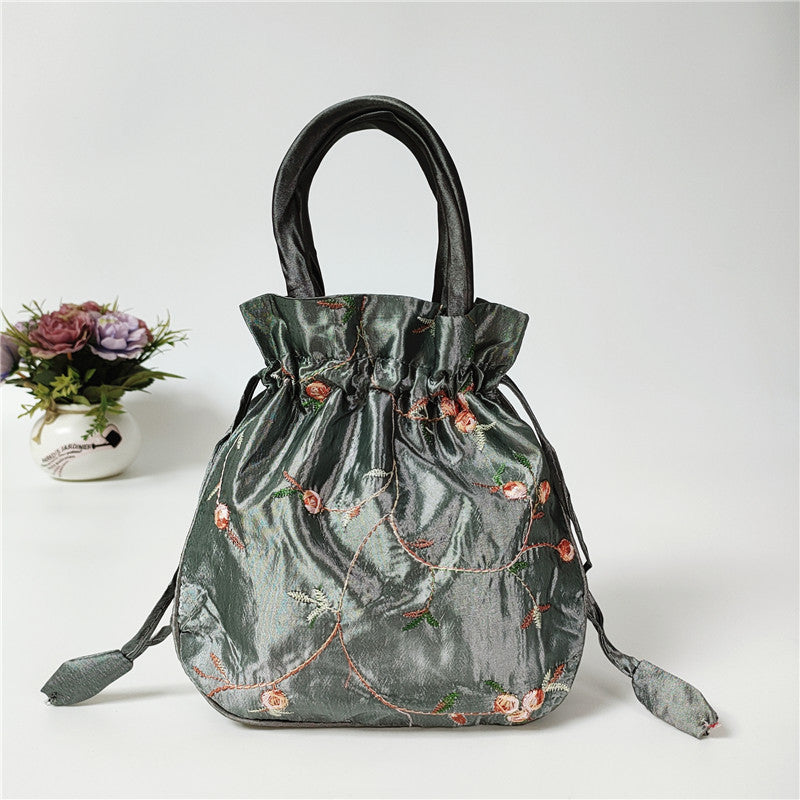 Ethnic-style Embroidered Bag Coin Purse For Women