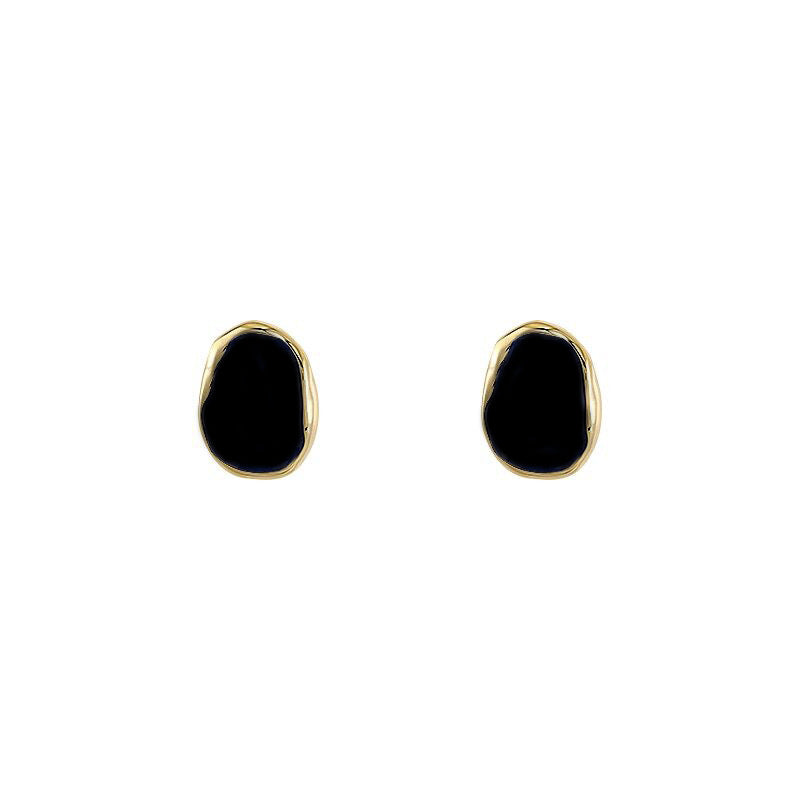 Fashion Retro Black Studs Women