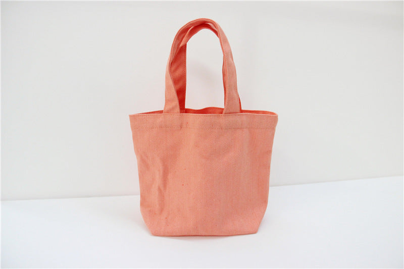 Handheld Canvas Bag Lunch Box Makeup