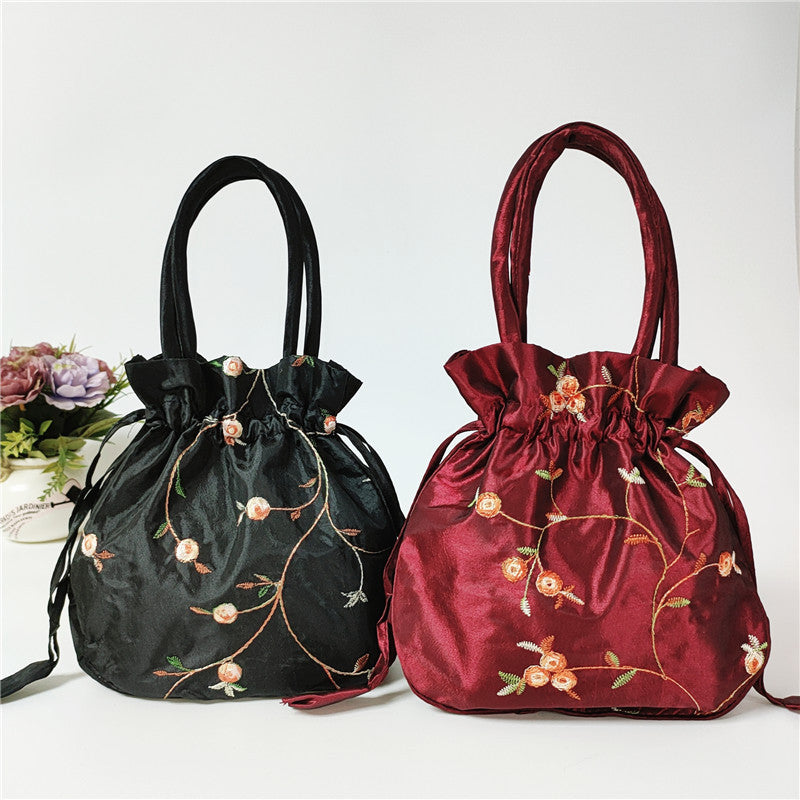 Ethnic-style Embroidered Bag Coin Purse For Women