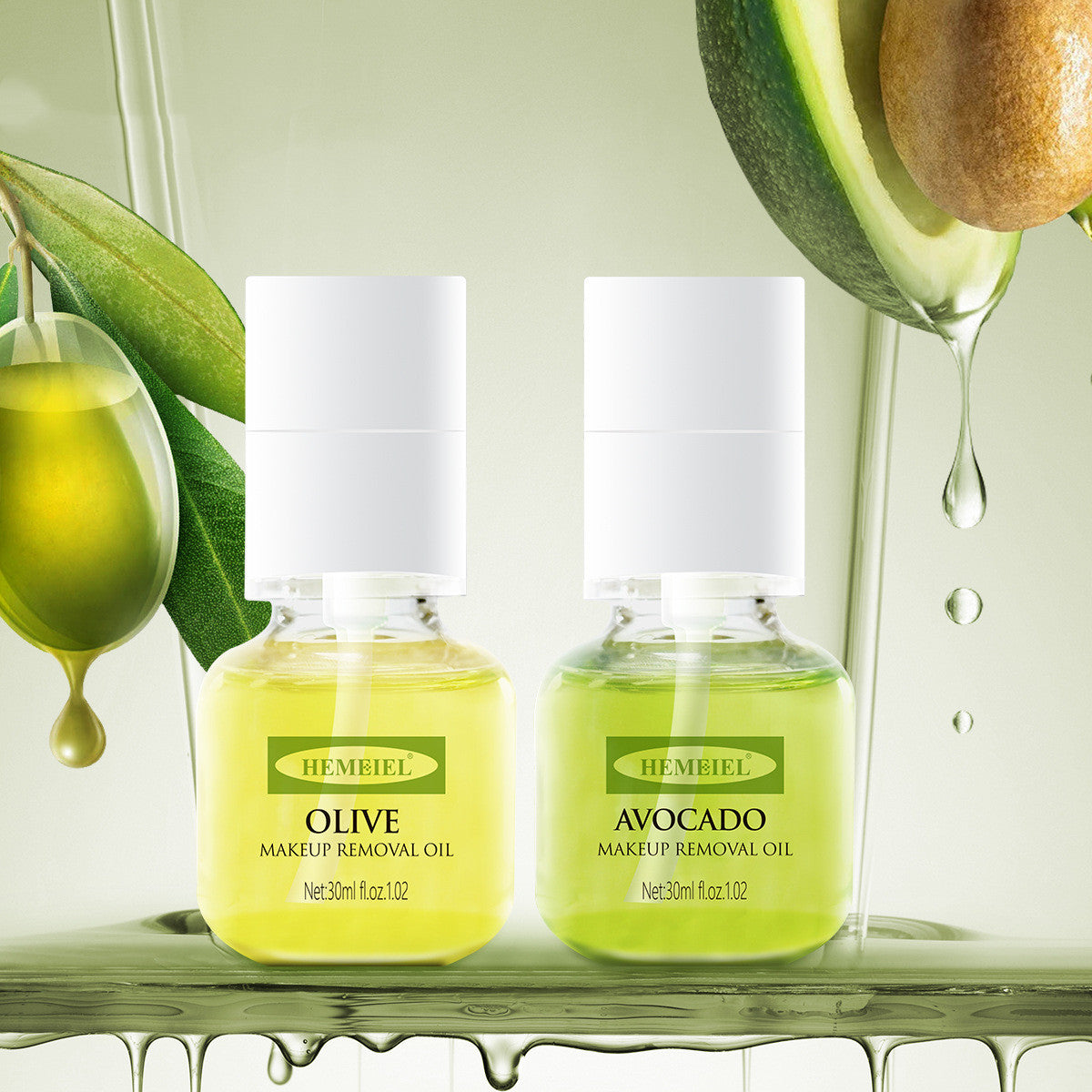 Facial Makeup Remover Olive Cleansing Oil Avocado Cleaning